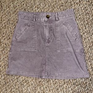 Lavender corduroy skirt size 00 American eagle